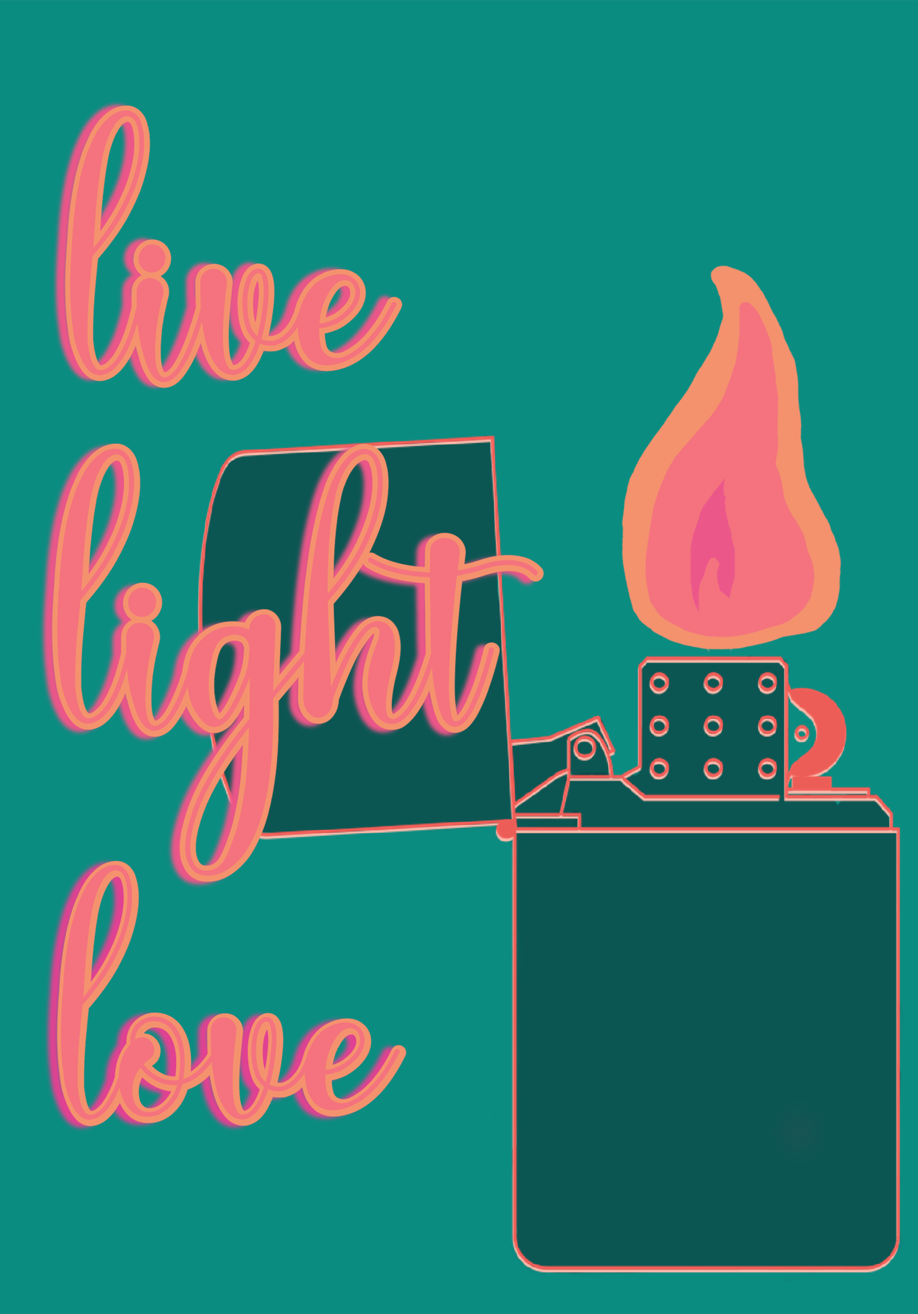 Live Light Love Poster